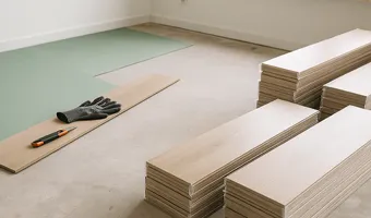 Vorbereitung der Bodenverlegung